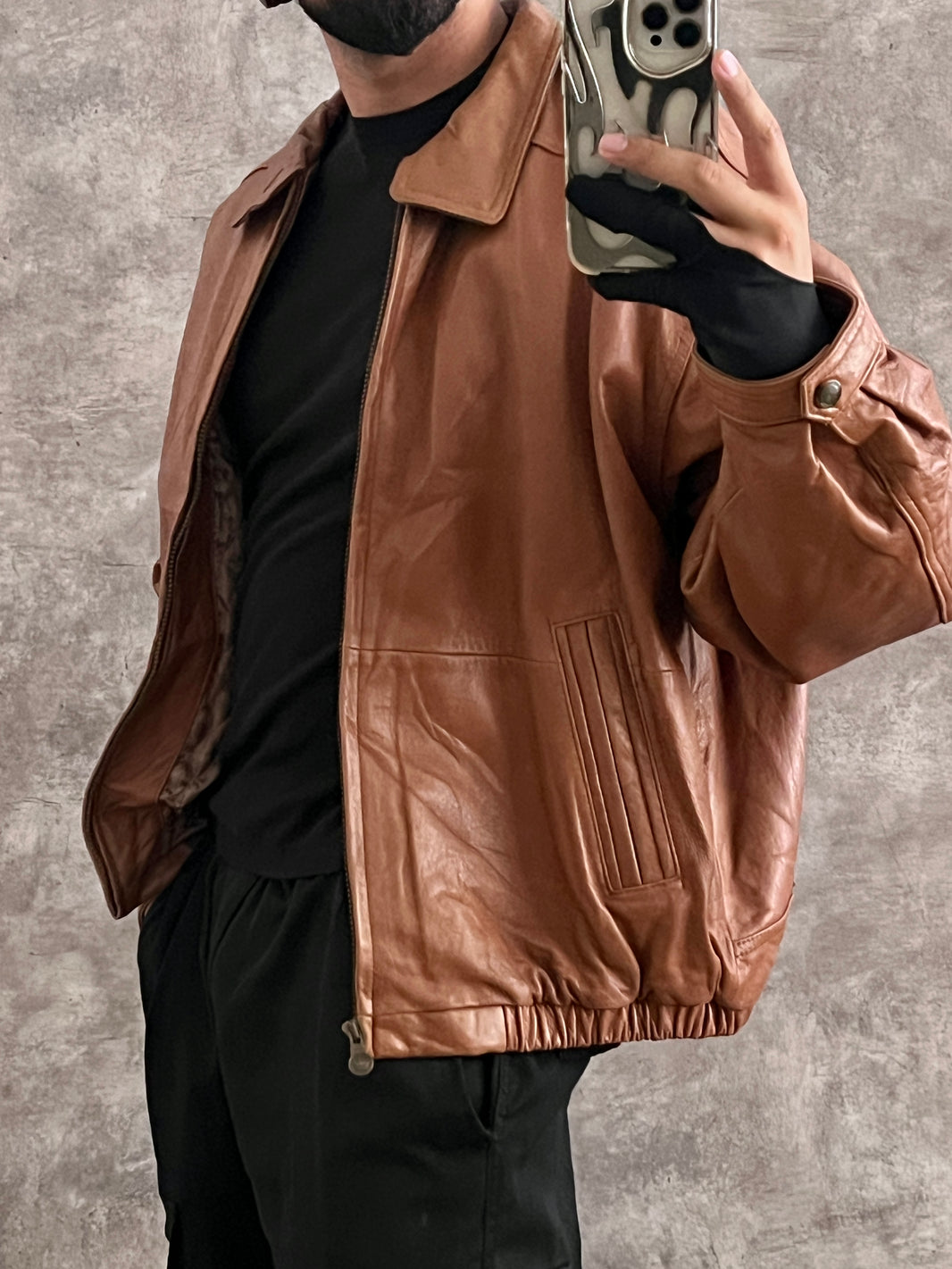 Leather Jacket Only Members (XL)