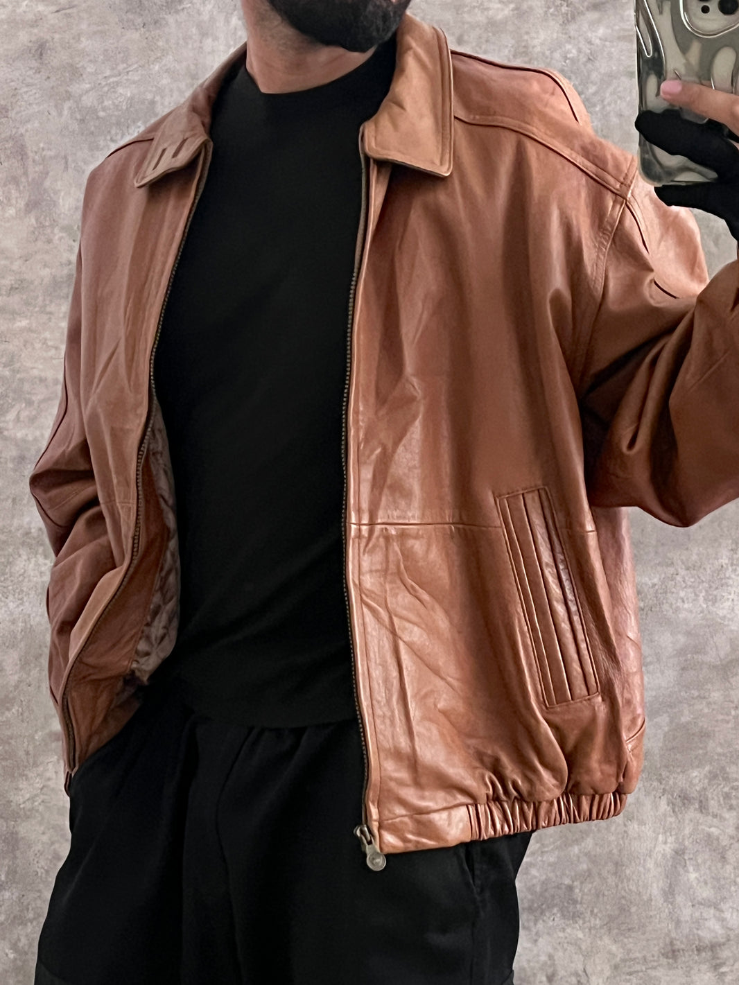 Leather Jacket Only Members (XL)