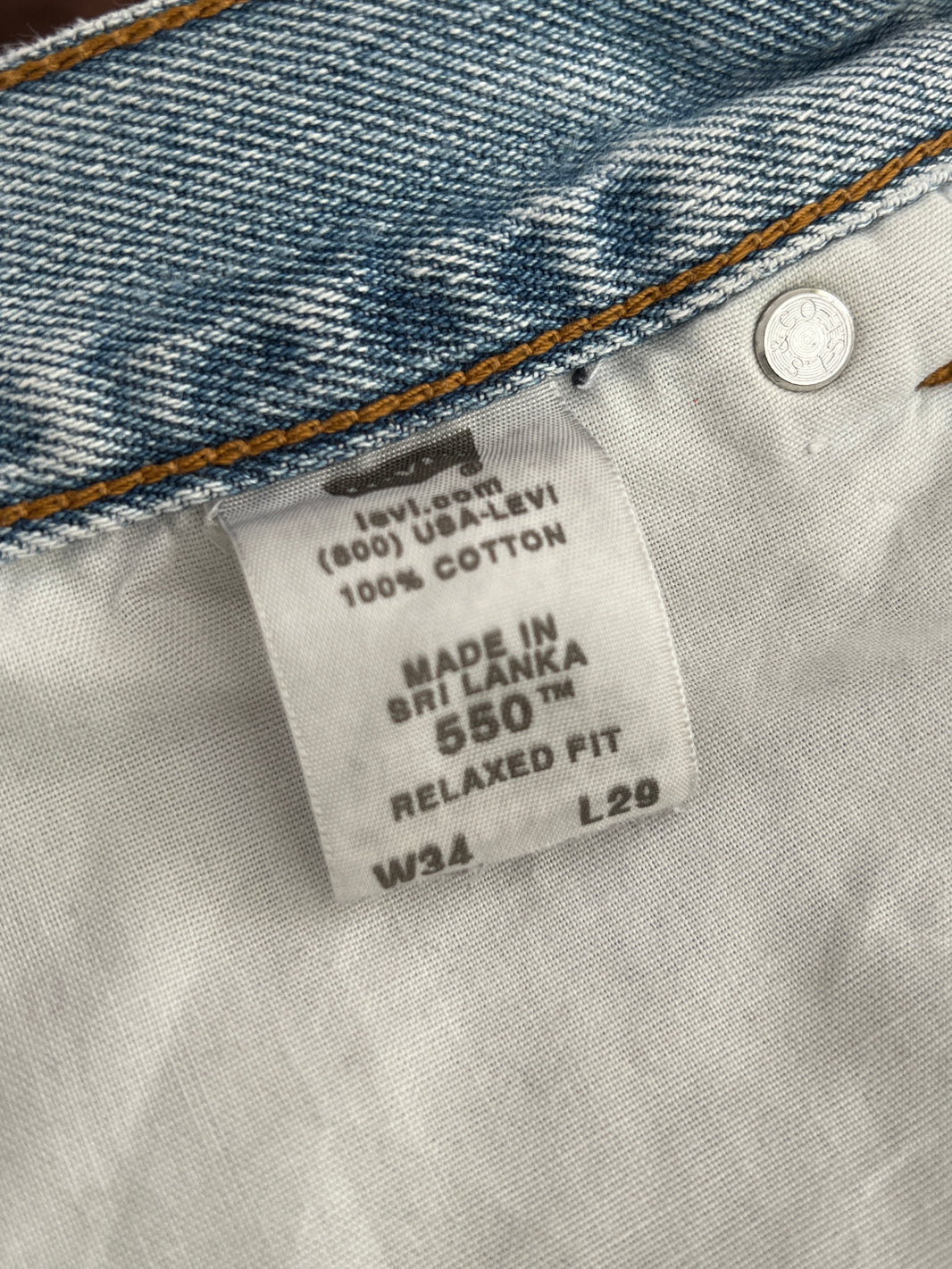 Levi's Denim Jeans (34x29)