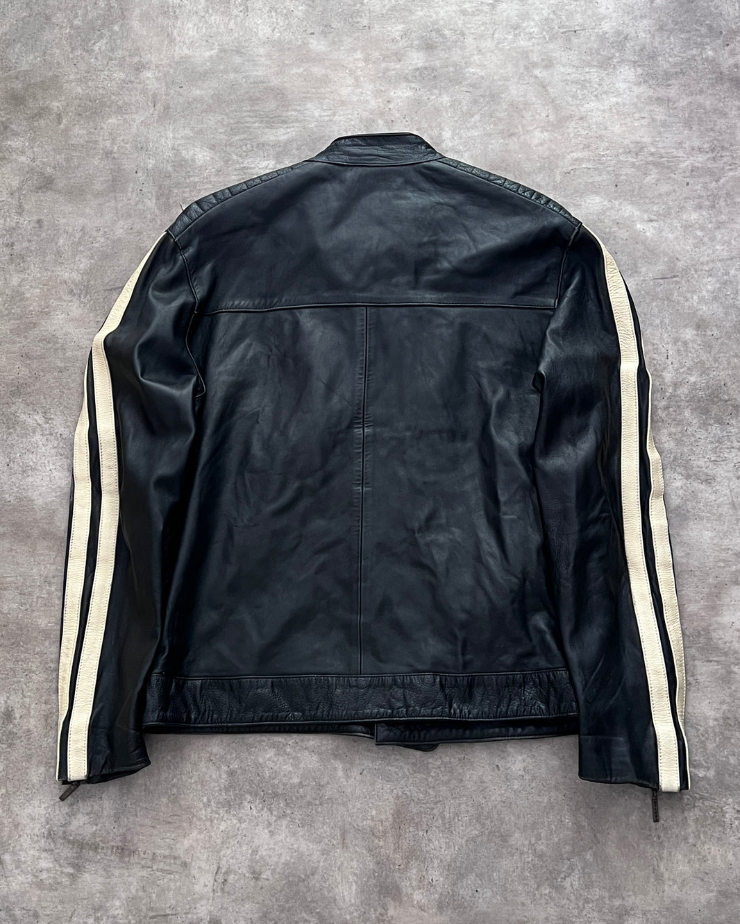 Retro Leather Jacket ISLE OF MAN (M)