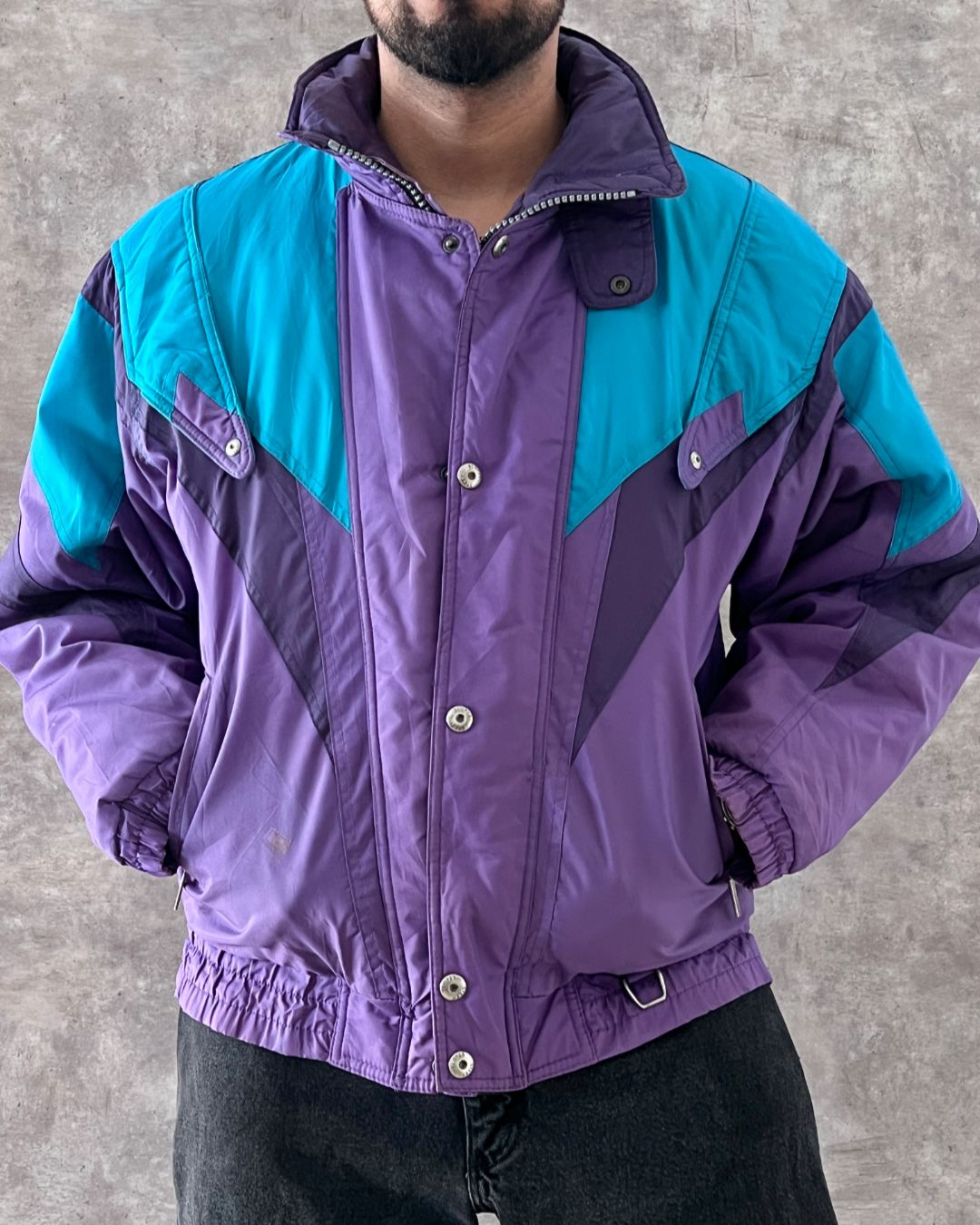RETRO BOMBER JACKT (M)