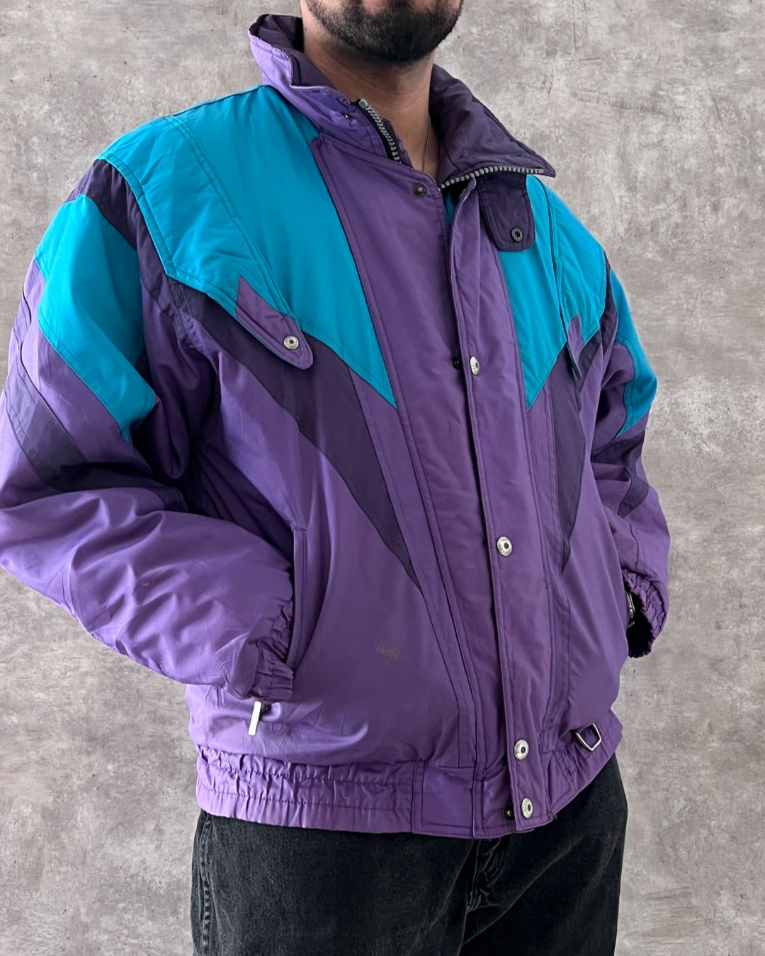 RETRO BOMBER JACKT (M)