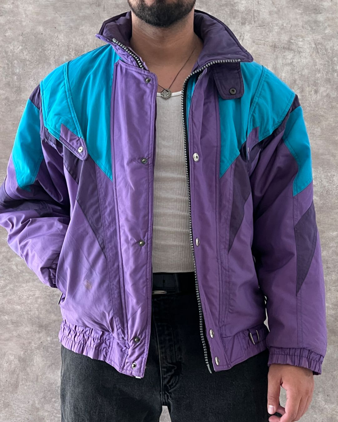 RETRO BOMBER JACKT (M)