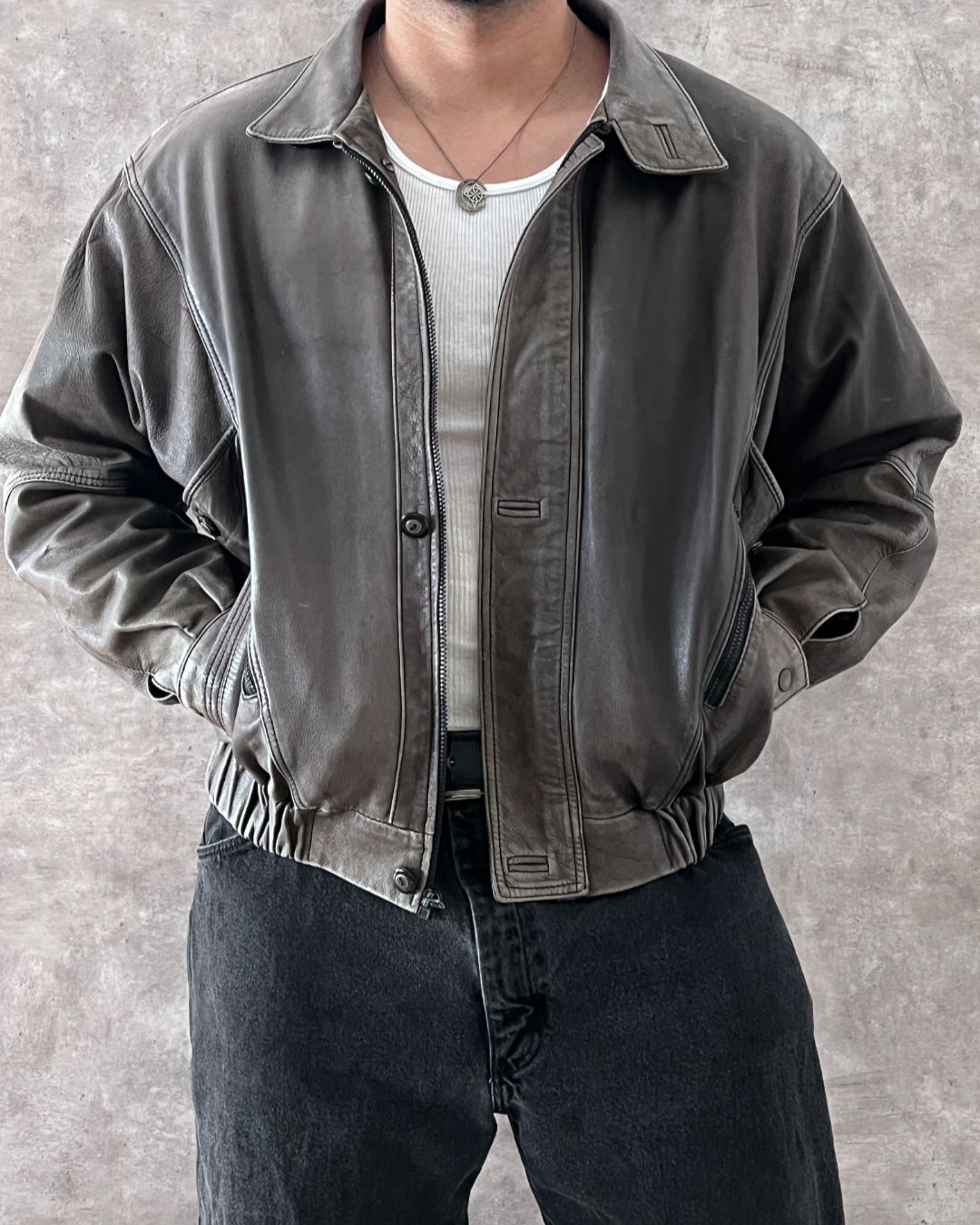 ULTRA LEATHER JACKET (M)