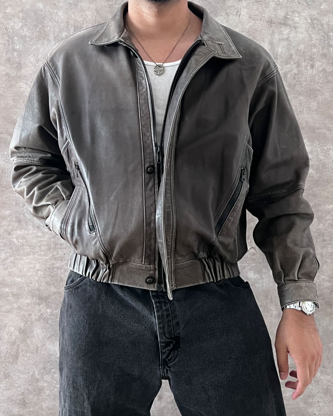 ULTRA LEATHER JACKET (M)