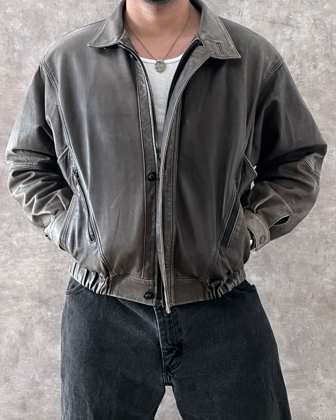 ULTRA LEATHER JACKET (M)