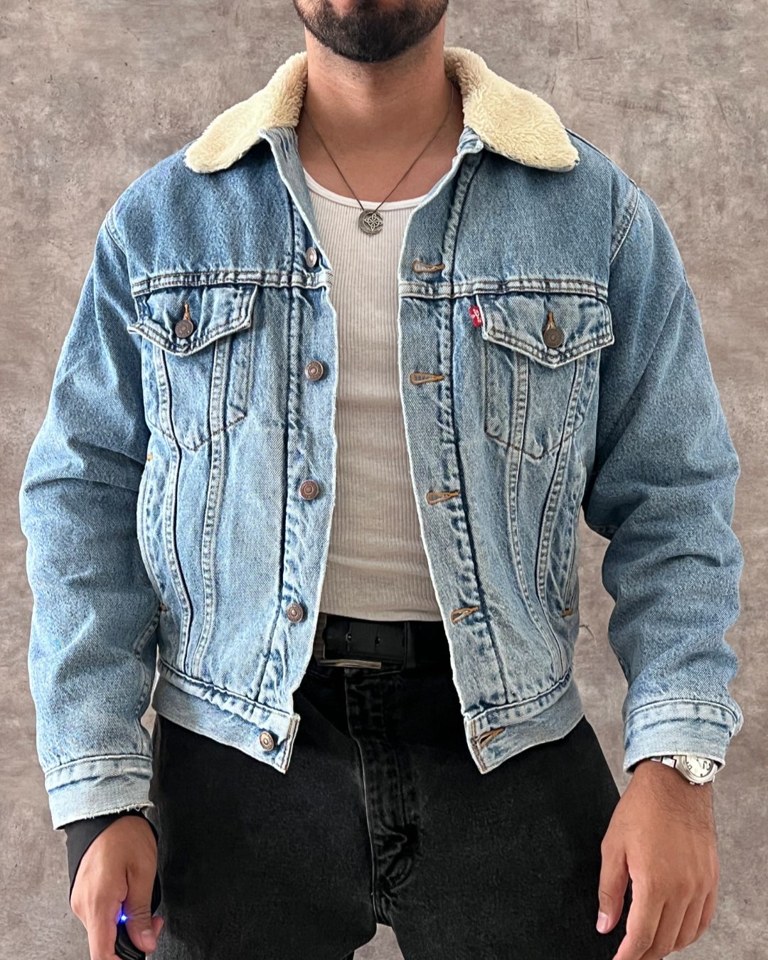 SHERPA DENIM JACKET LEVI'S (S)