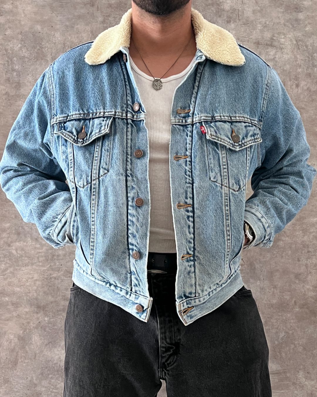 SHERPA DENIM JACKET LEVI'S (S)