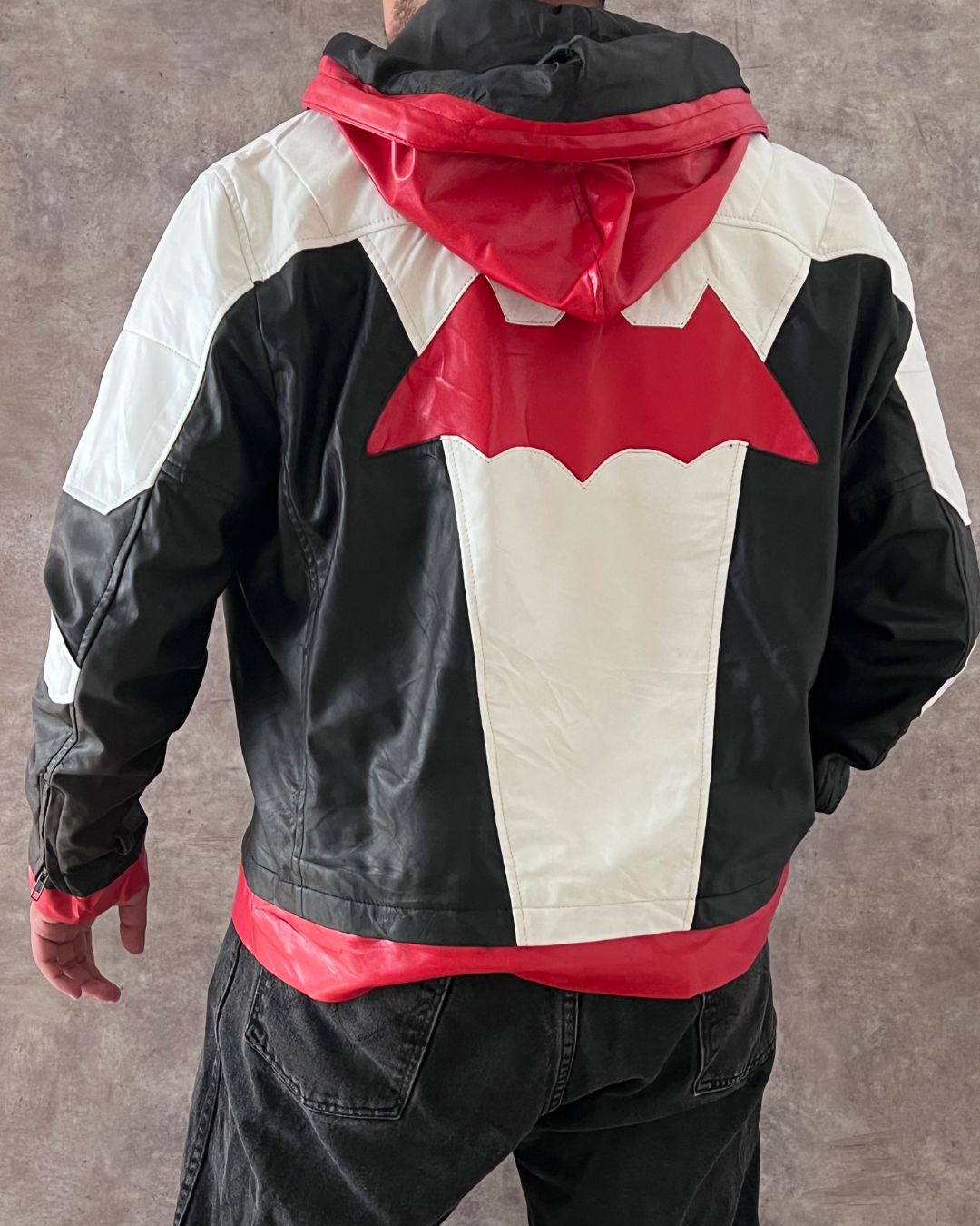 BATMAN ARKHAM LEATHER JACKT (L)