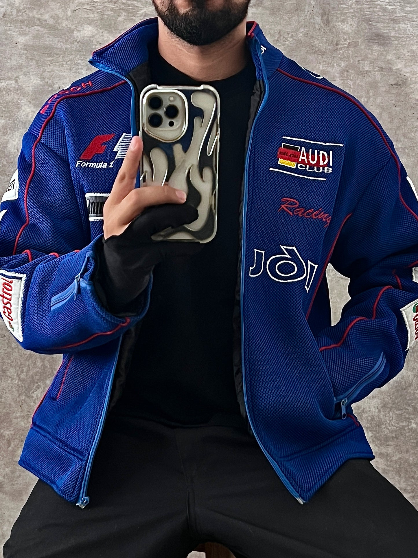 Vintage Racer Blue Jacket (M)