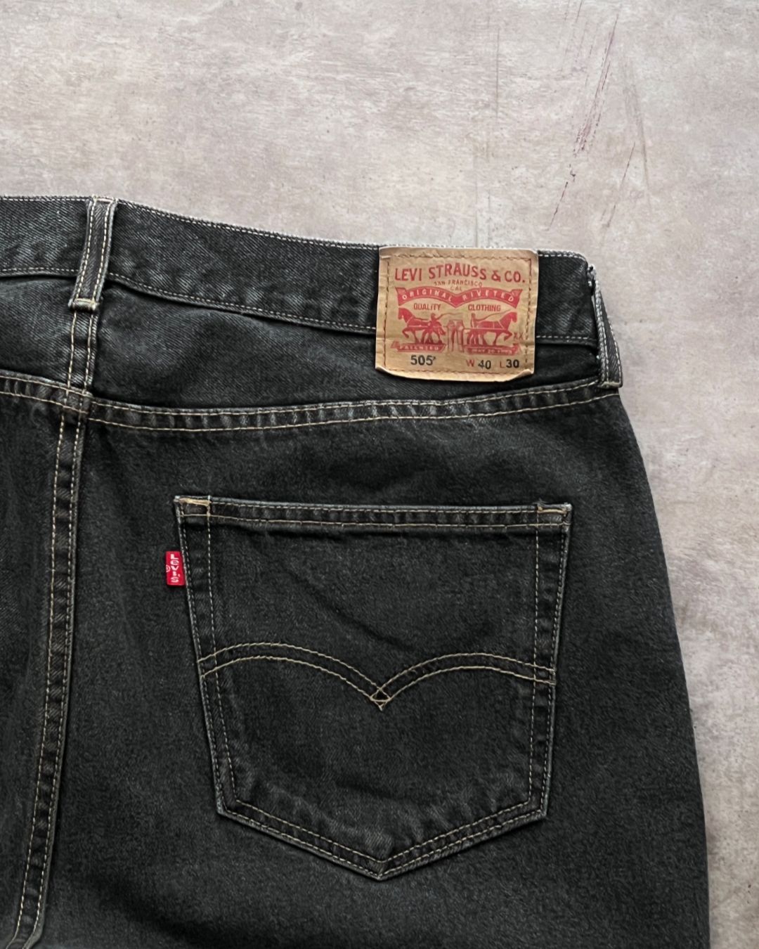 LOOSE WASHED CHARCOAL JEANS LEVI'S (32)