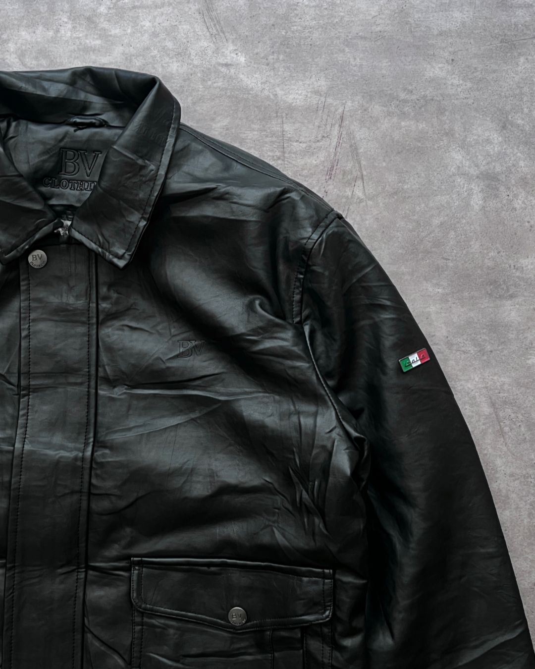 ITALIAN LEATHER JACKT (M)