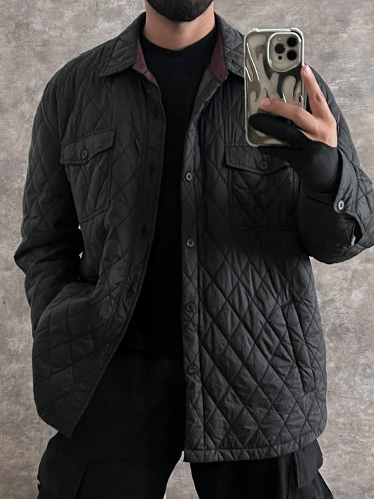 Chamarra ligera tipo puffer (XL)