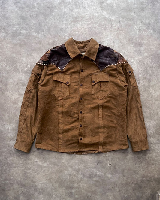 COWBOY LEATHER WEST JACKET (XL)