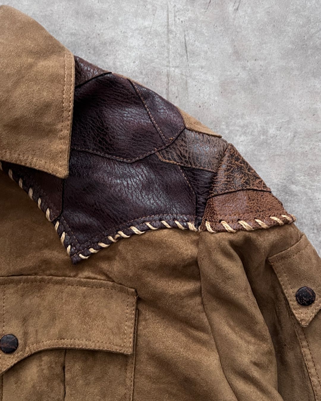 COWBOY LEATHER WEST JACKET (XL)