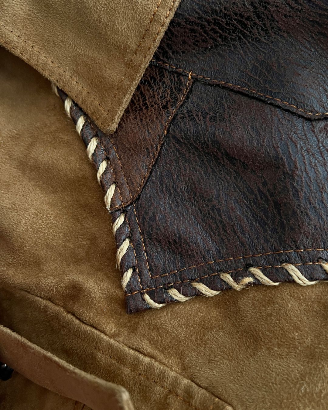 COWBOY LEATHER WEST JACKET (XL)