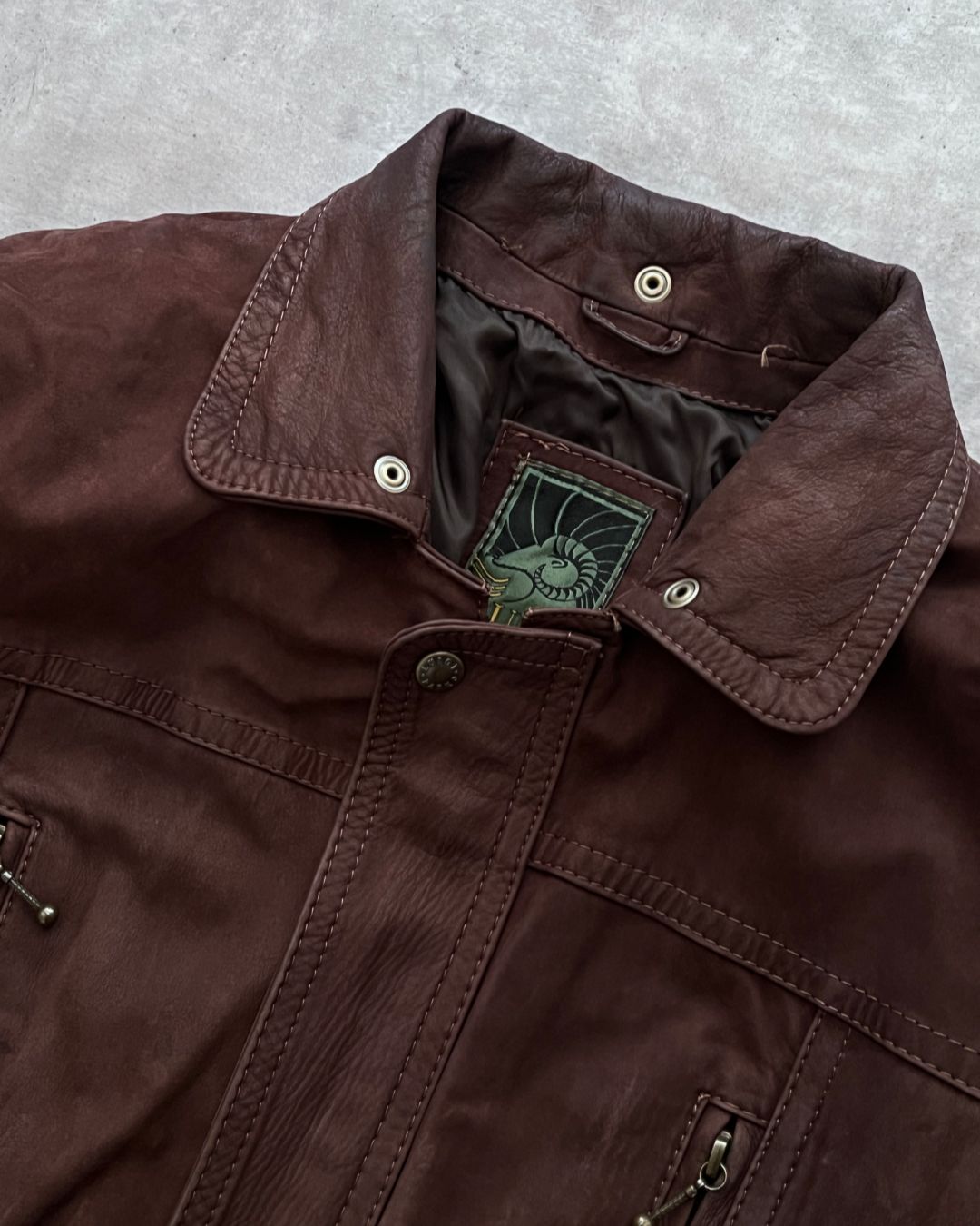 LEATHER JACKT MEXA (M)