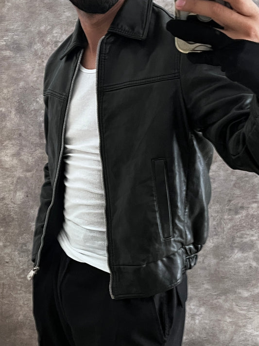 Leather jacket (S)