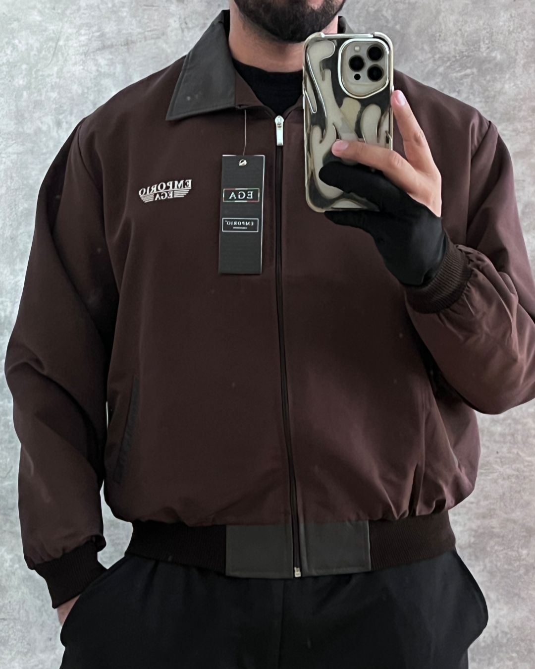 EMPORIO BROWN JACKT (M)