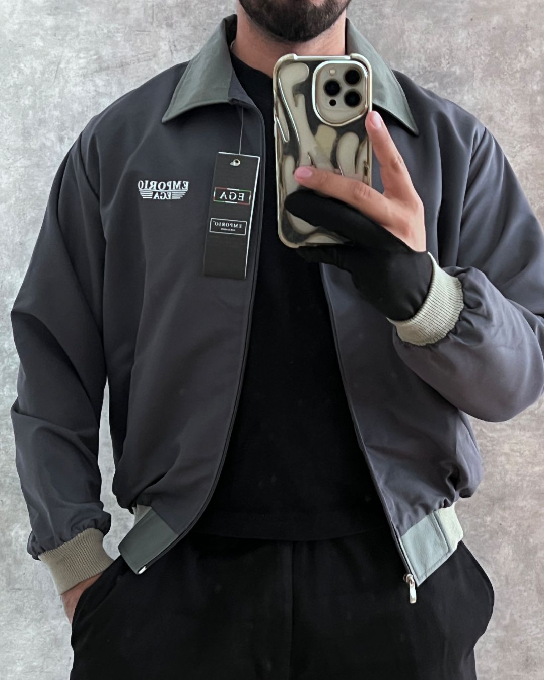 EMPORIO PURPLE JACKT (M)