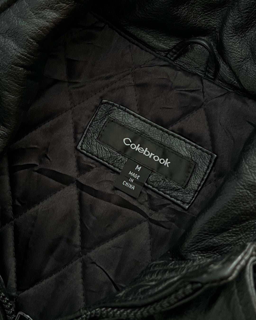 HUNTER BLCK LEATHER JACKT (M)