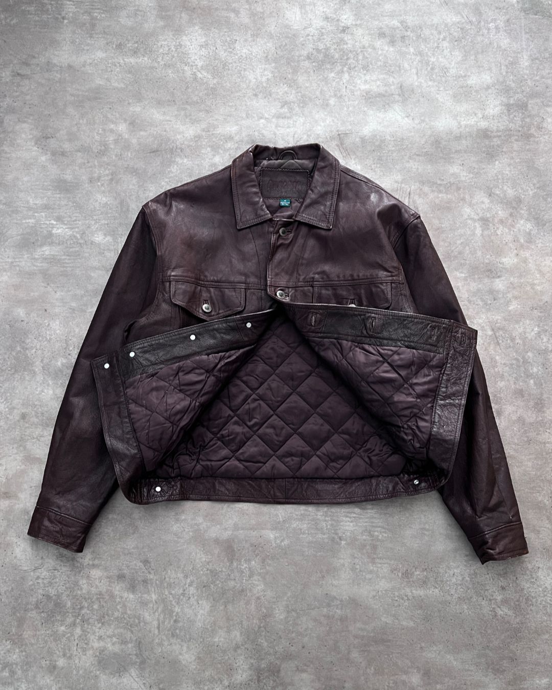 LEATHER JACKET BOXY FIT (M)