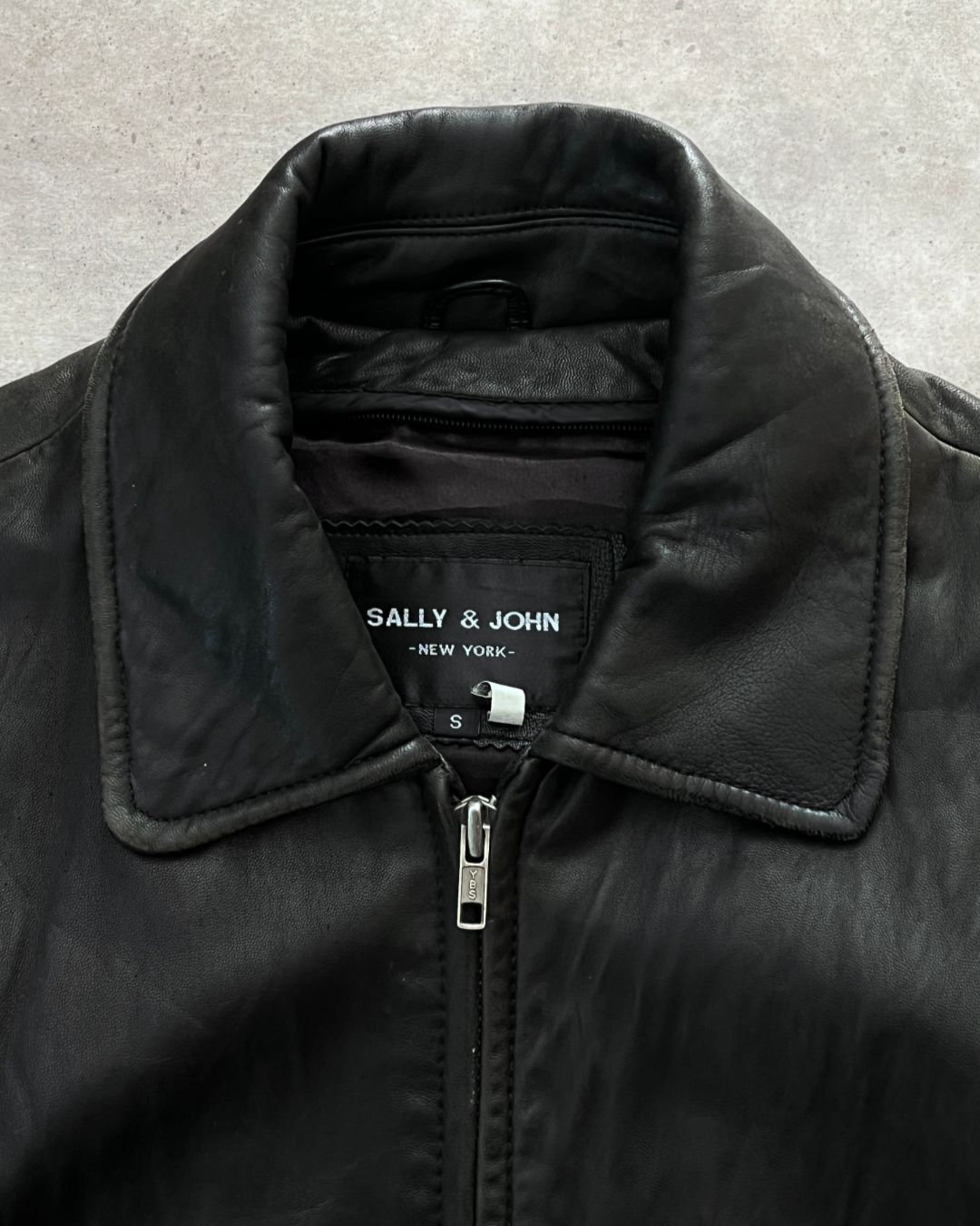 VINTAGE LAMBSKIN LEATHER JACKT (S)