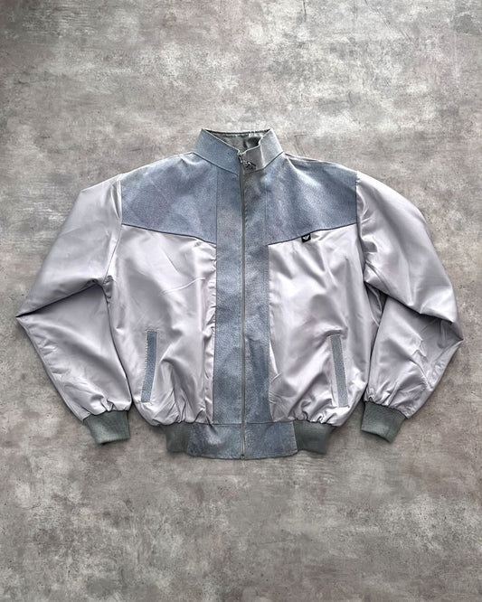 EMPORIO GREY LEATHER JACKT (S)