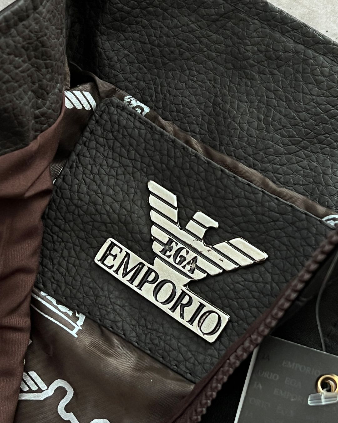 EMPORIO LEATHER JACKT (M)