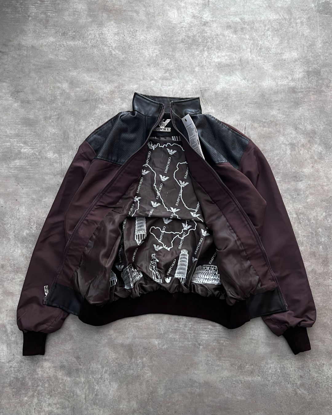 EMPORIO LEATHER JACKT (M)