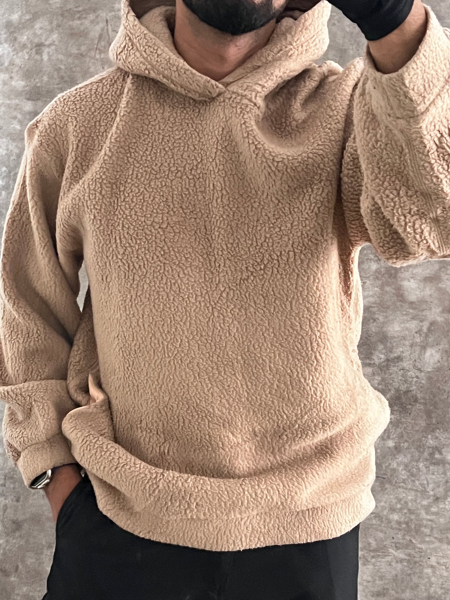 Sherpa Hoodie (L)