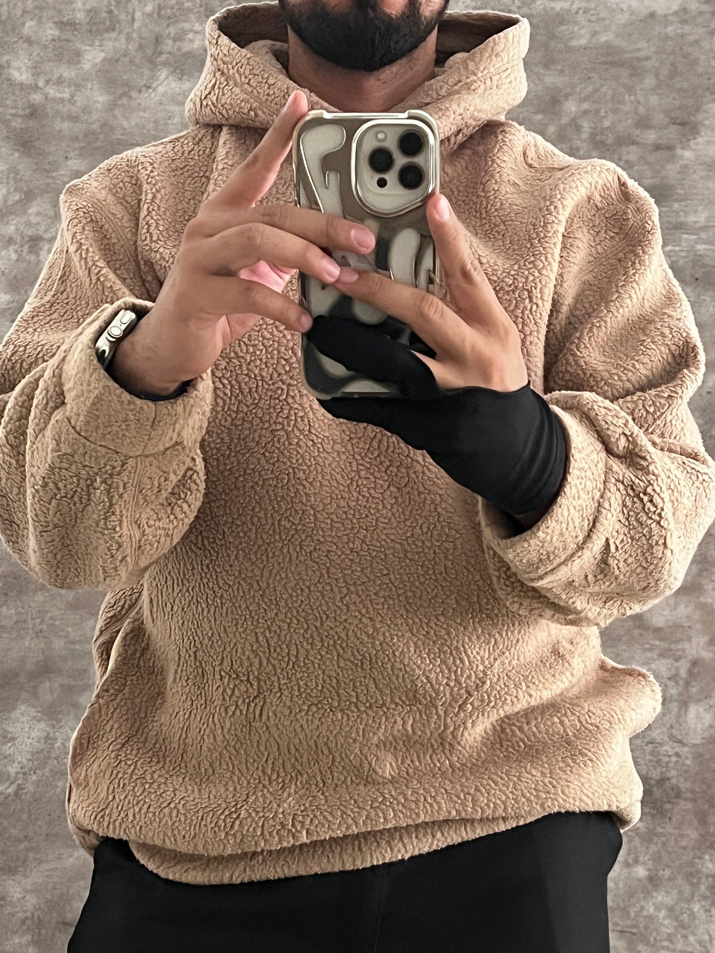 Sherpa Hoodie (L)