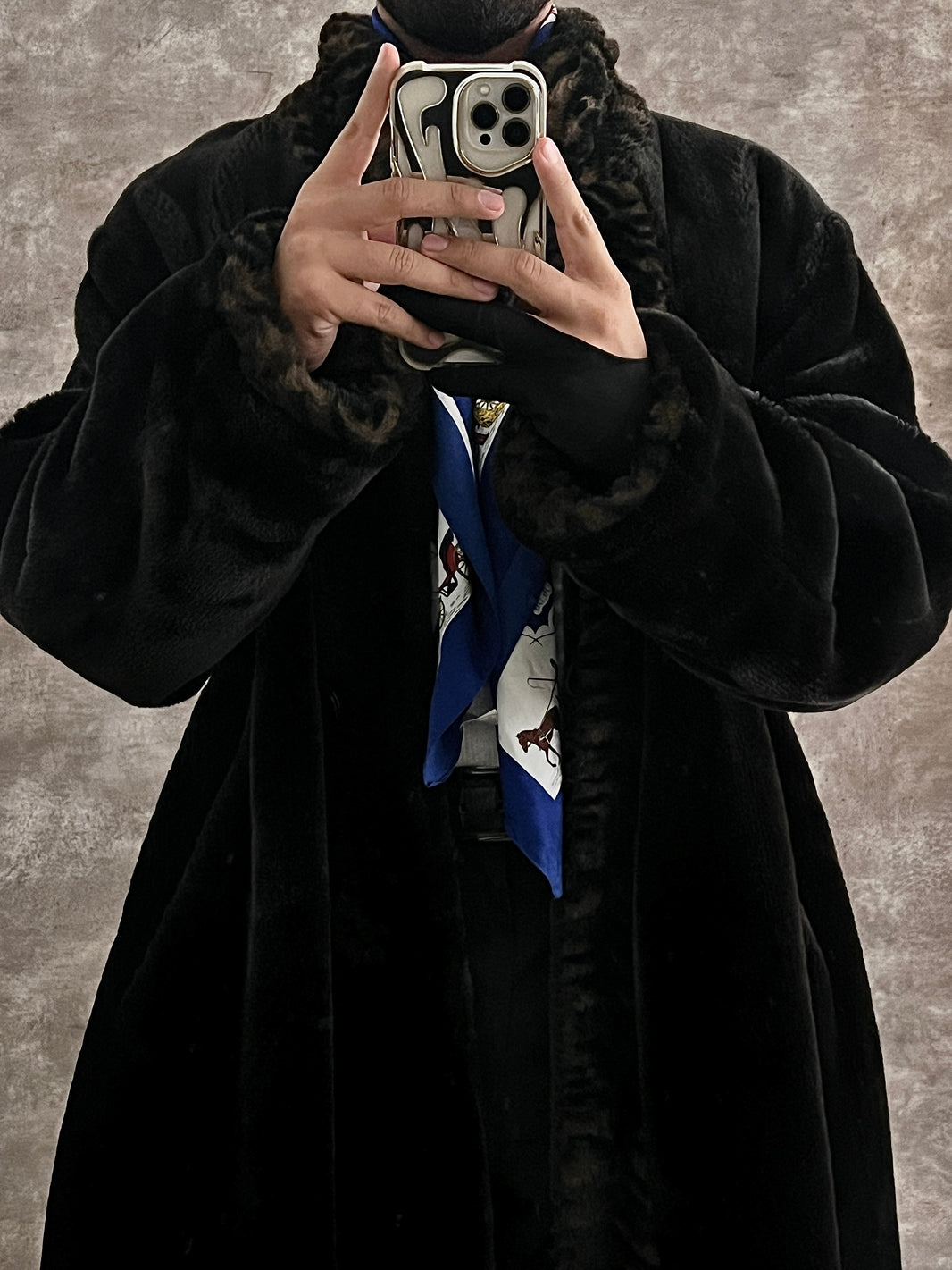 Abrigo de Lujo Faux Fur (XL)