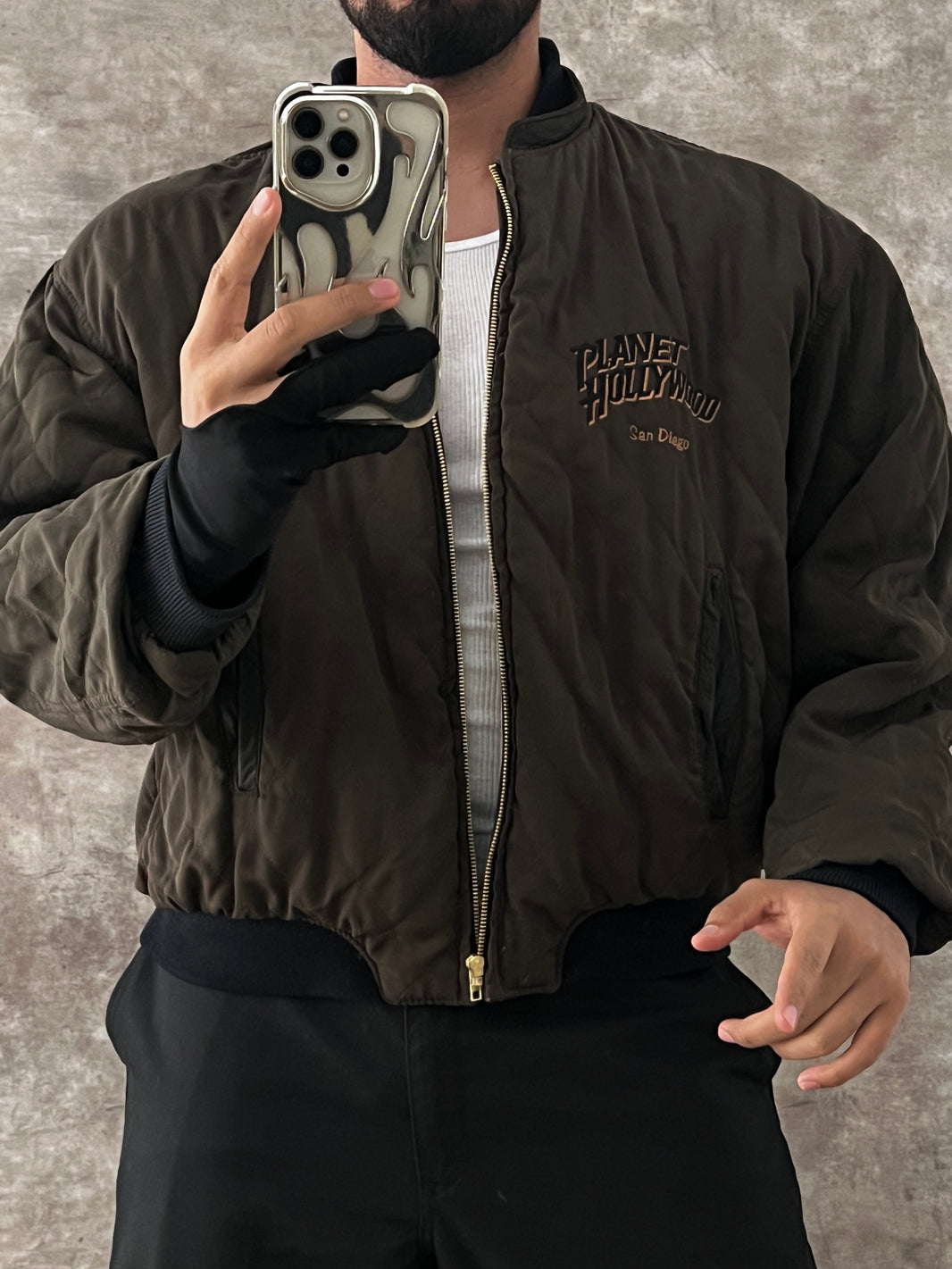 Vintage jacket Hollywoood (M)