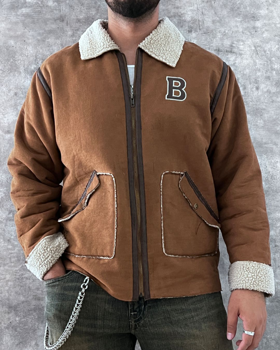 B SHERPA JACKET (M)