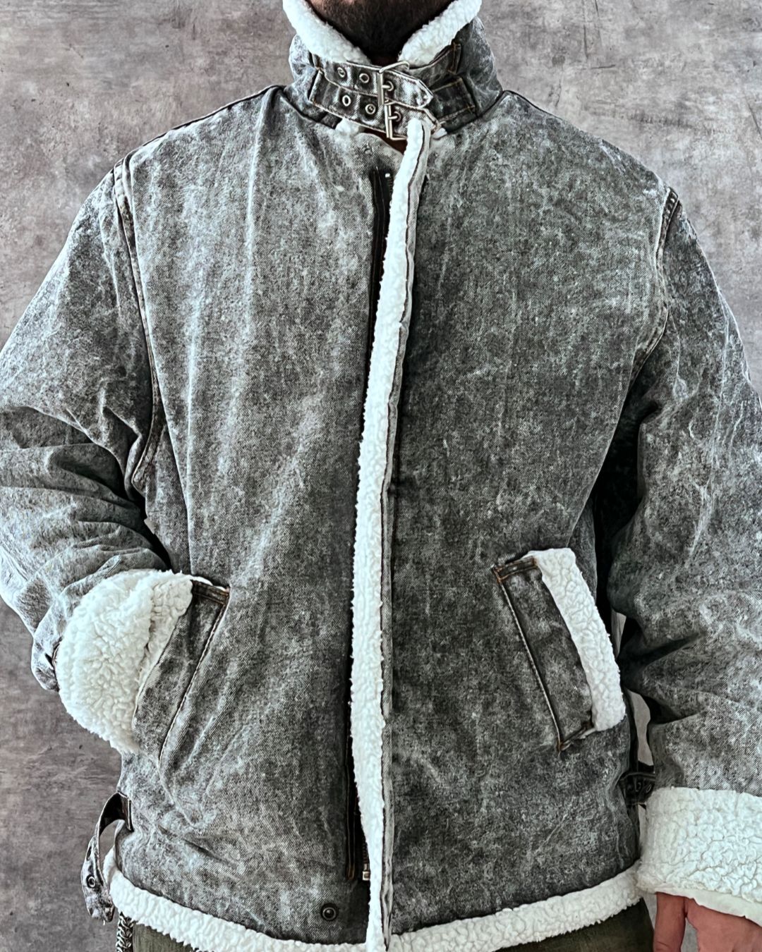 GREY WORK JACKET (XL)