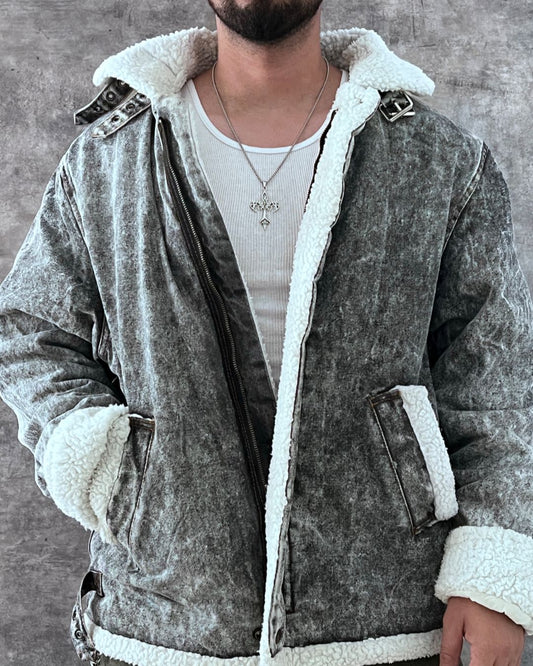 GREY WORK JACKET (XL)