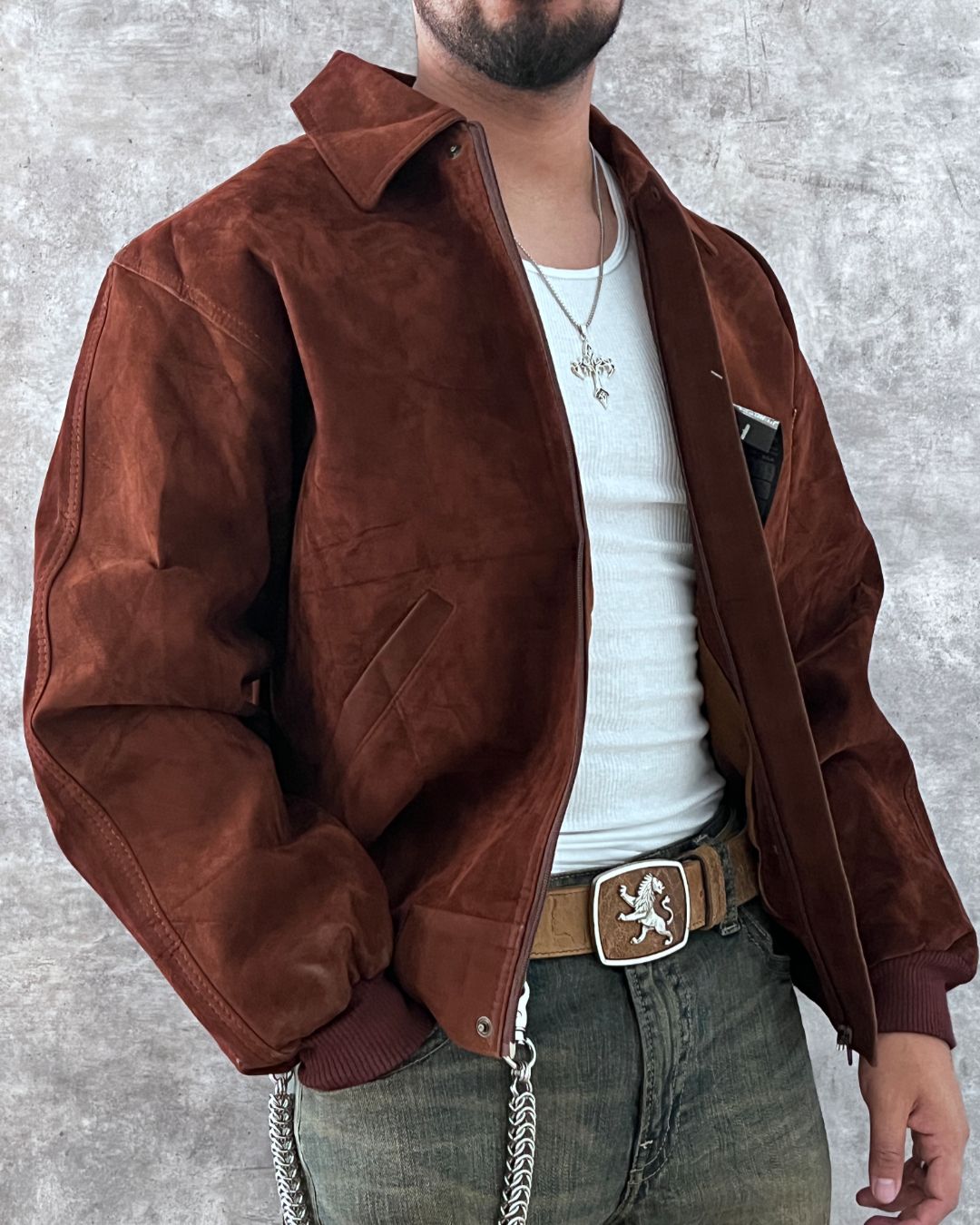 ITALIAN BOMBER JACKET (M)