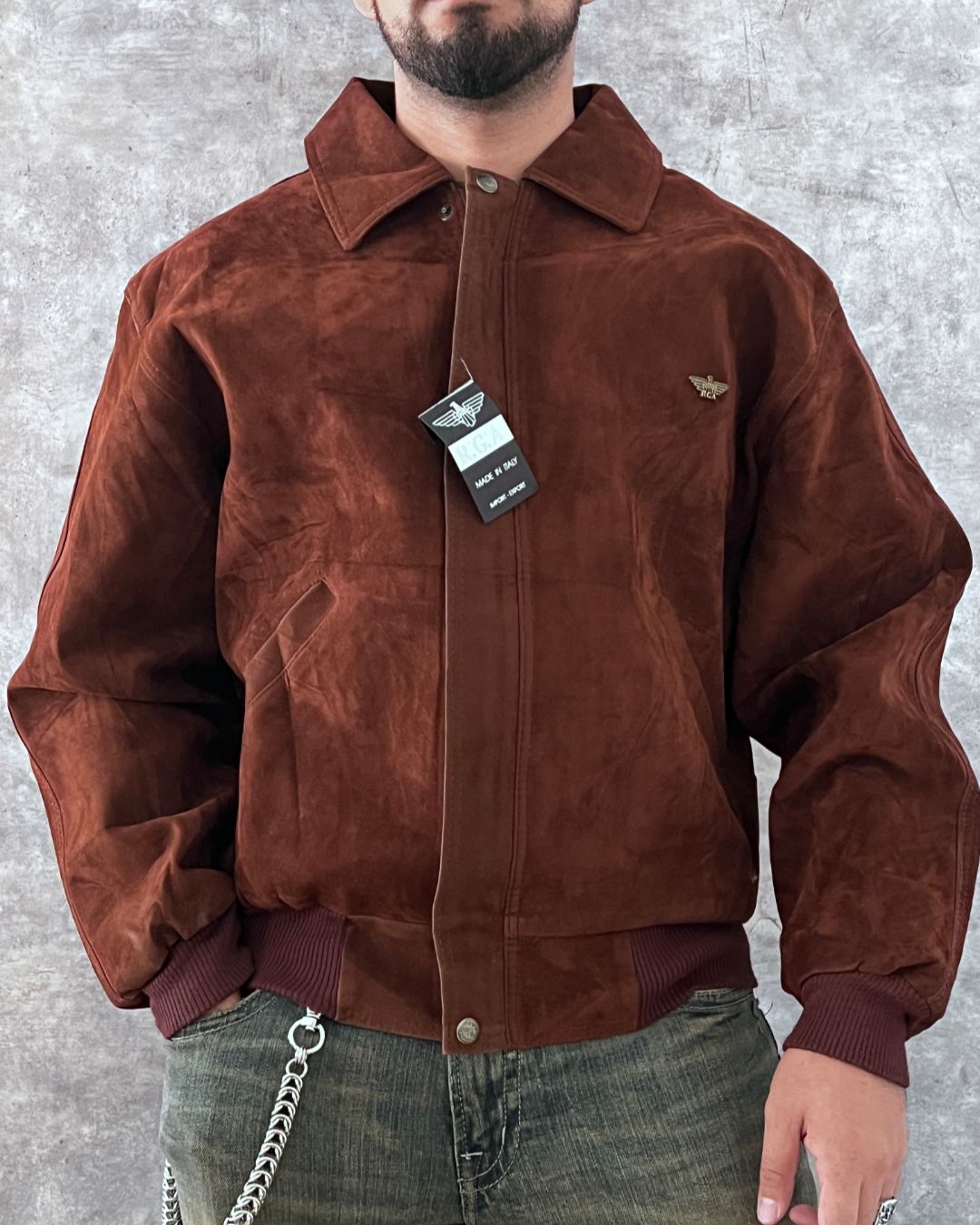 ITALIAN BOMBER JACKET (M)