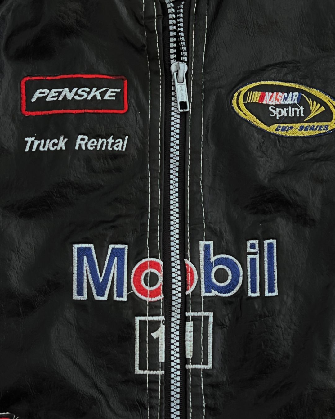 KID NASCAR LEATHER JACKET (L)