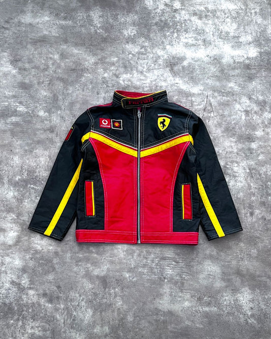 KID FERRARI LEATHER JACKET (M)
