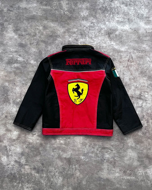 KID FERRARI LEATHER JACKET (M)