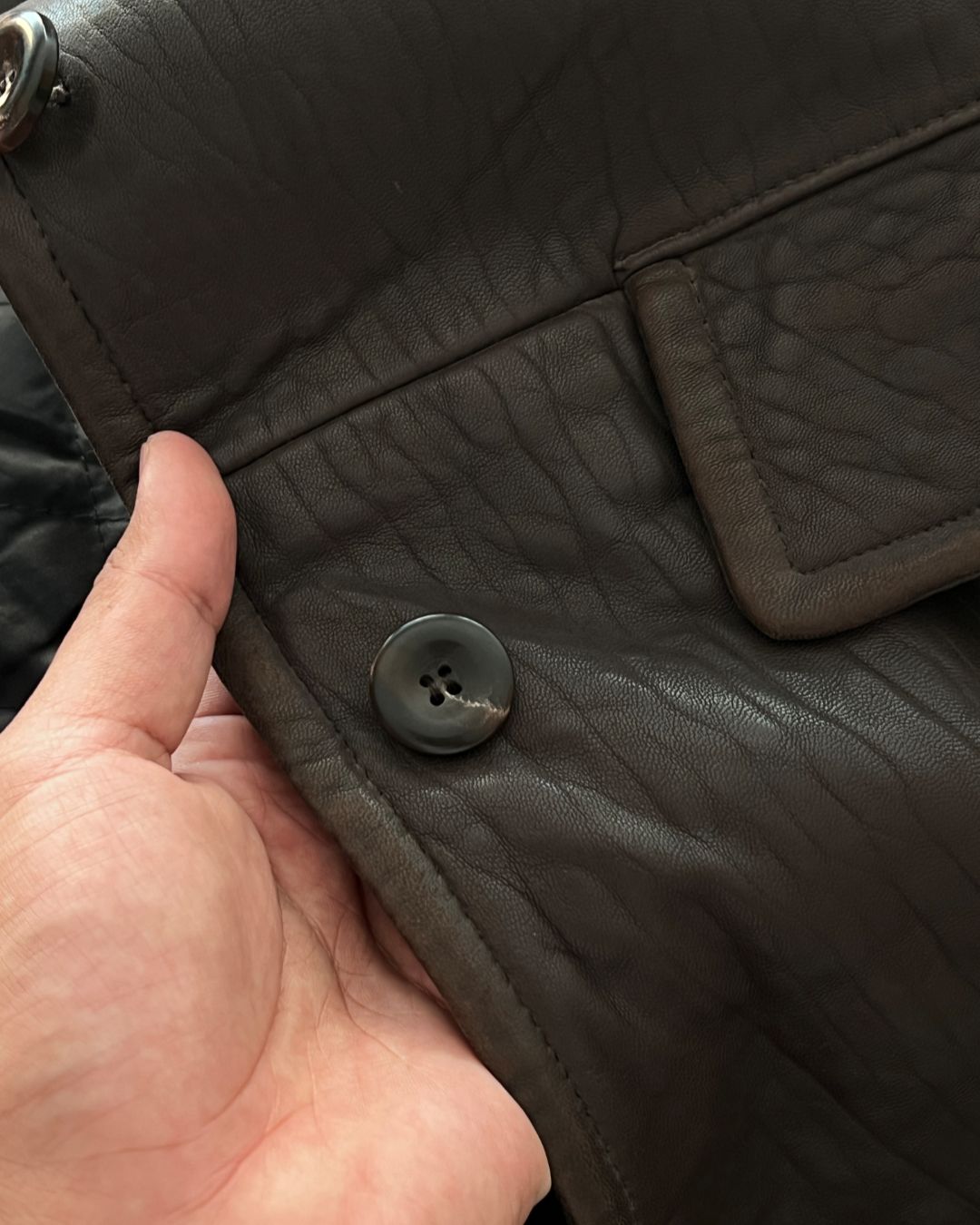 911 LAMBSKIN LEATHER JACKET (S)