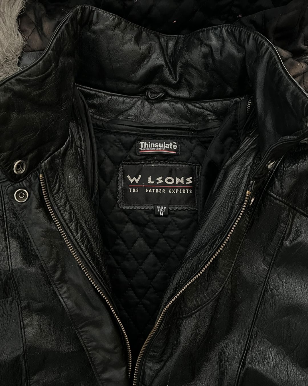 KOREAN LEATHER JACKET (S)