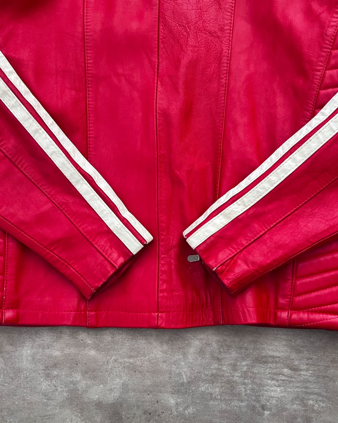 RED RACER LEATHER JACKET (L)