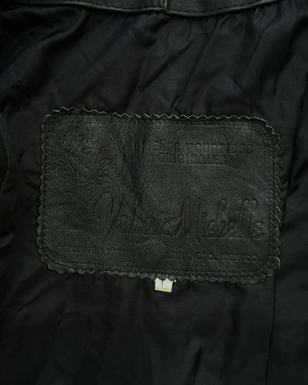 COWBOY BLCK LEATHER JACKET (M)