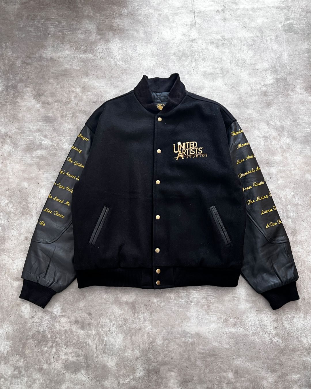 LEATHER JACKET GOLDEN EYE 007 - 90'S (L)