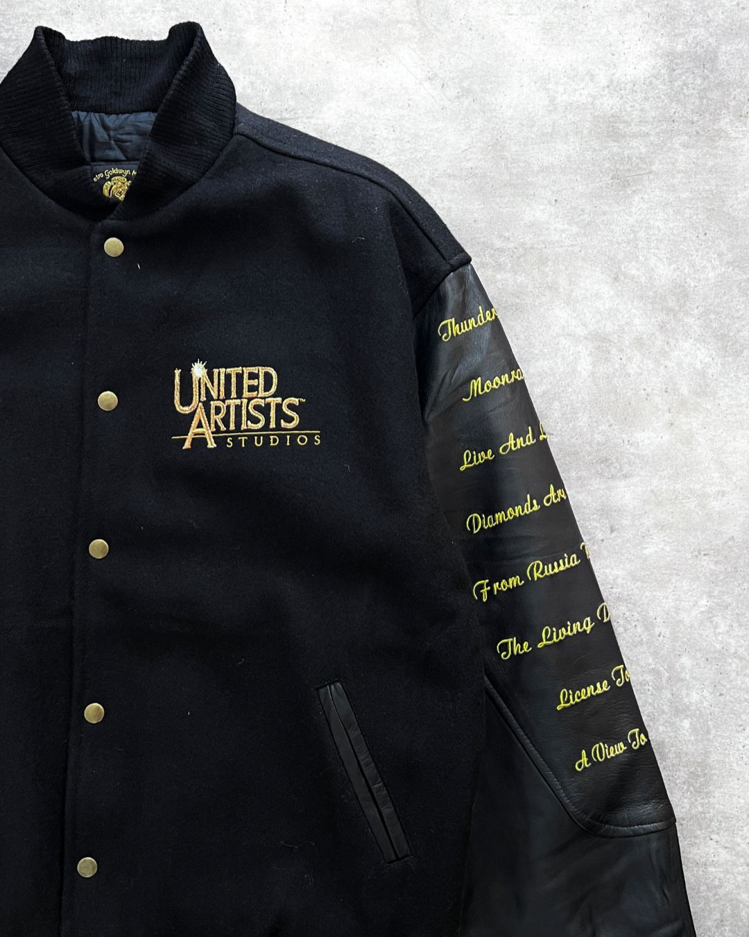 LEATHER JACKET GOLDEN EYE 007 - 90'S (L)