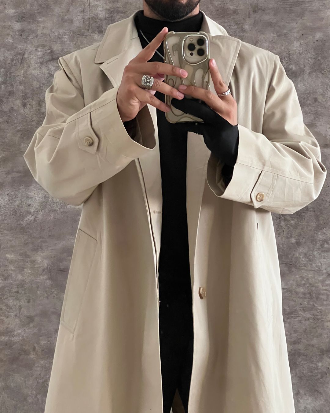 GABARDINA CLASSY FORRO INT (XL)