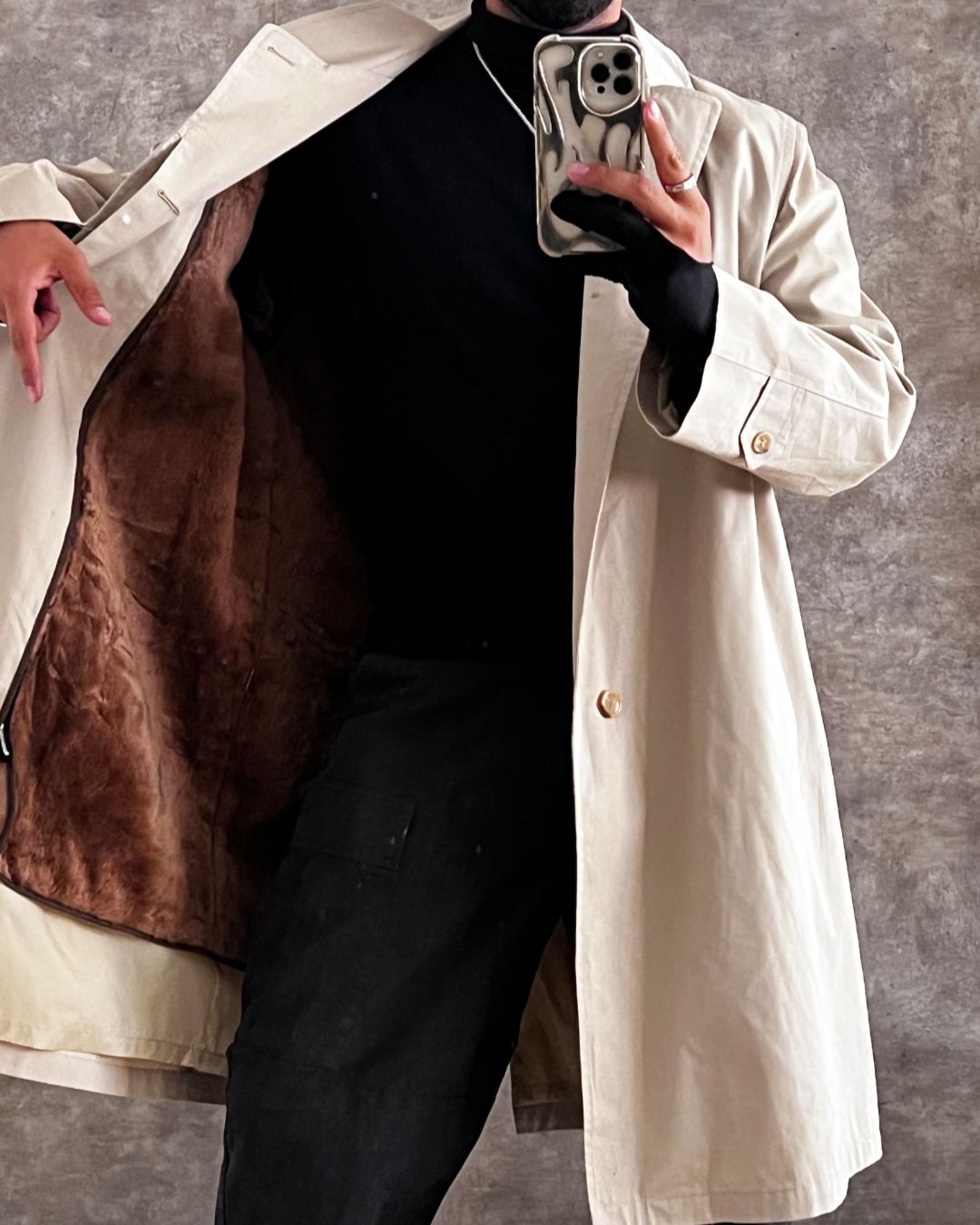 GABARDINA CLASSY FORRO INT (XL)